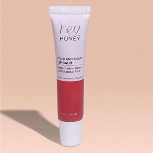 Hey Honey Trick and Treat Watermelon Lip Balm with Natural Tint